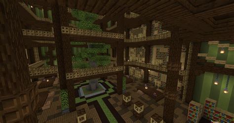 Large Library (Interior Only) Minecraft Map