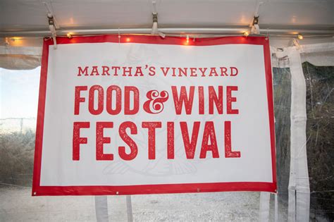 Food & Wine fest announces summer dates - The Martha's Vineyard Times