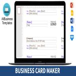 Business card design software | Business templates, contracts and forms.