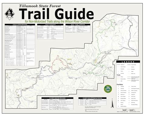 Tillamook State Forest Camping Map - Printable Map