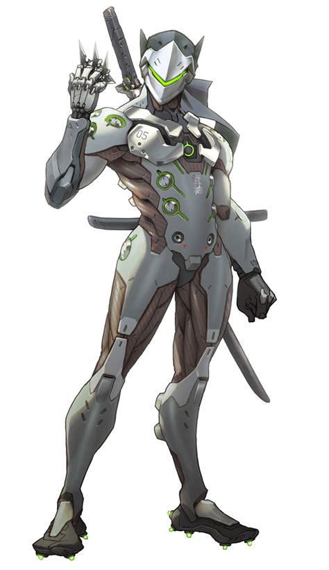 Genji Concept Art - Overwatch Art Gallery