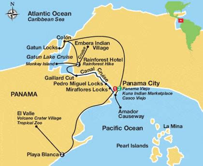 Panama Canal Cruise & Land Special Group Travel Tour Itinerary | Santa ...