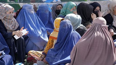 The Taliban says women in Afghanistan must wear head-to-toe clothing in public : NPR