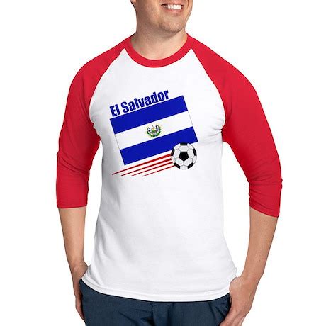 El Salvador Soccer Team Baseball Tee El Salvador Soccer Team Baseball ...