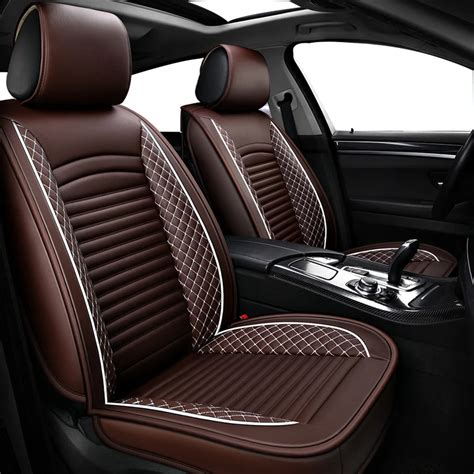 ( Front + Rear ) PU Leather car seat covers for Honda CIVIC 8 9 eg ek ...