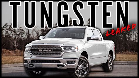 NEW 2025 Ram Tungsten Leaked!. 500 hp 3.0L Hurricane H.O. engine! - YouTube