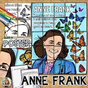 Anne Frank, Collaborative Poster, Writing Activity, Group Project ...