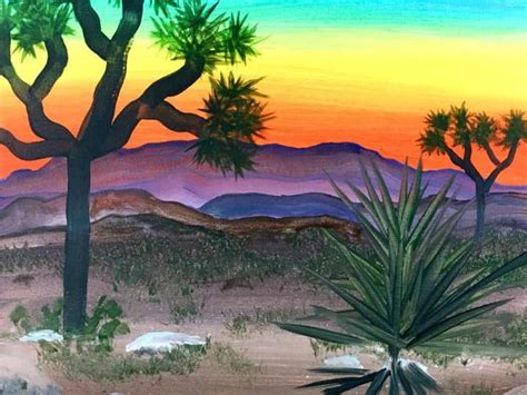 Paint and Sip - Dramatic Desert Sunrise - San Diego | Classpop!