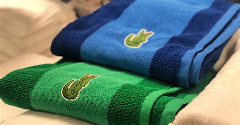 Lacoste Bath Towels Only $12.99 at Macy's (Regularly $36)