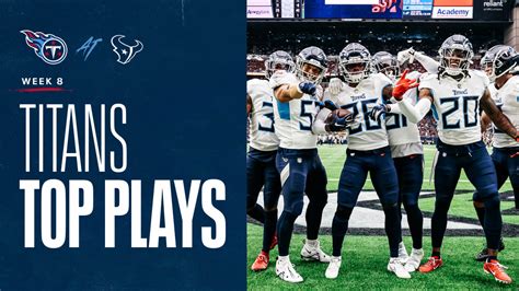 Titans' Top Plays vs Texans Week 8 | Game Highlights