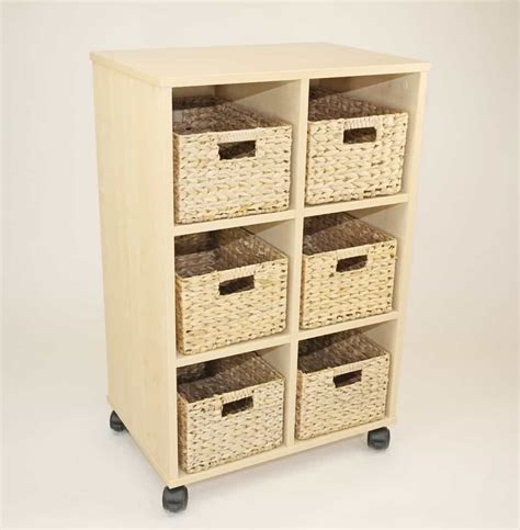 Natural Small Basket storage unit - Foundation Furniture