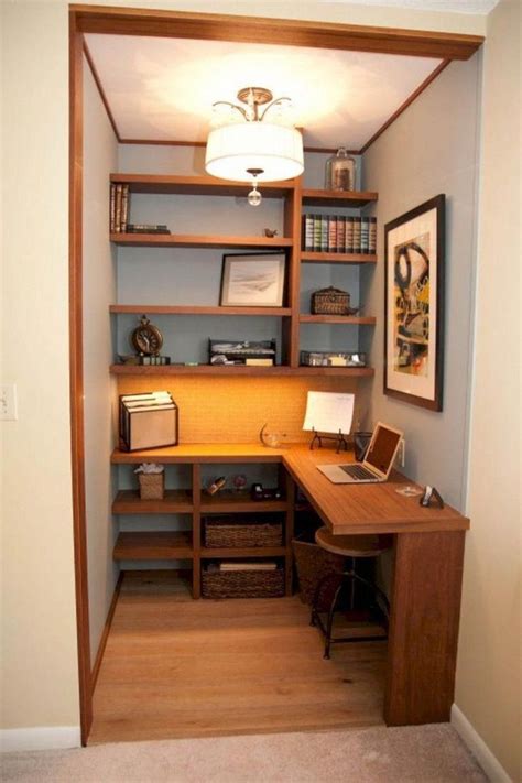 65+ Cool Creative Small Home Office Ideas 30 Incredibly Organized Creative Workspace Ideas # ...