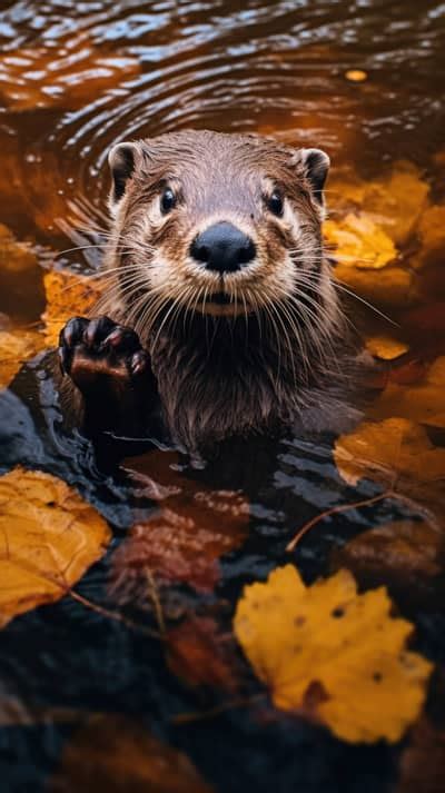 Free AI art images of north american river otter