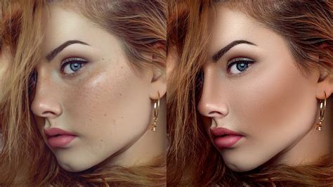 face retoch in photoshop - retouching tutorial - YouTube