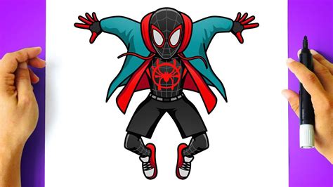 How To DRAW MILES MORALES SPIDER MAN - YouTube | Miles morales, Spiderman, Animated spider