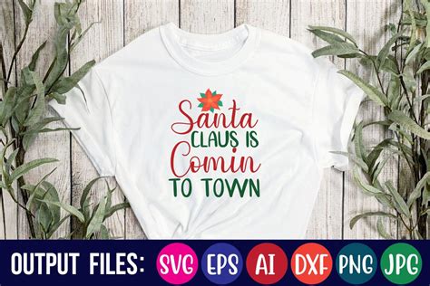 Santa Claus is Comin to Town Gráfico por creative mass · Creative Fabrica