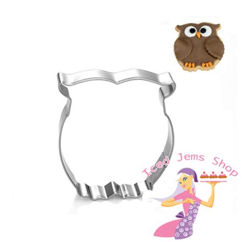 Large Owl Cookie Cutter – Iced Jems Shop