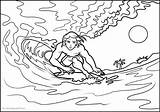 Free Surfing Coloring Pages sketch template