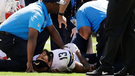 Keenan Allen of San Diego Chargers out for season after tearing ACL in right knee