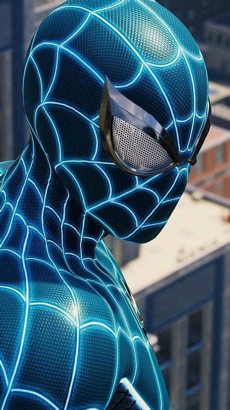 Blue Spiderman Wallpaper