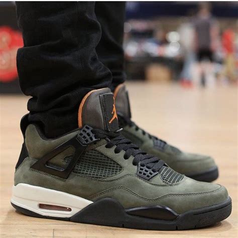 Air Jordan 4 (IV) UNDFTD / Undefeated – Olive / Oiled Suede Best Sneakers, Jordans Sneakers ...