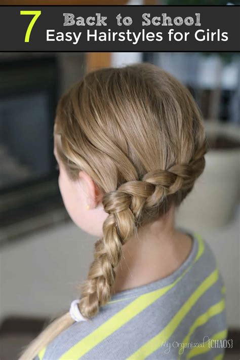 7 Back to School Easy Hairstyles for Girls