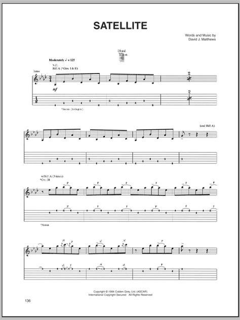 Satellite by Dave Matthews Band - Guitar Tab - Guitar Instructor