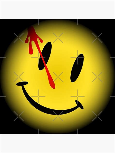 "Watchmen Smiley face" Poster for Sale by SkyAfterDusk | Redbubble