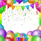 Happy Birthday Balloons Transparent PNG Frame | Gallery Yopriceville - High-Quality Free Images ...