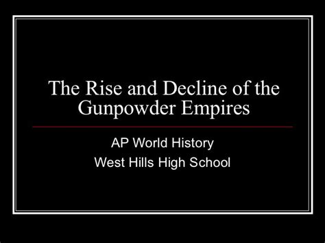 Gunpowder Empires