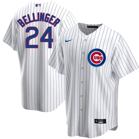 Cody Bellinger Chicago Cubs Home Pinstripe Men's Replica Jersey – Clark ...