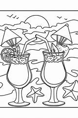 Drinks coloring Pages For Adults  Online Or Printable sketch template