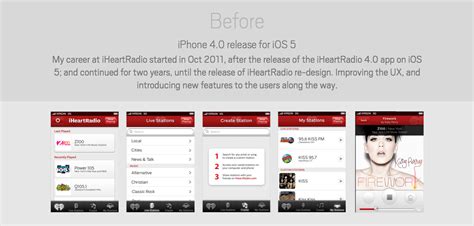 iHeartRadio iPhone App on Behance