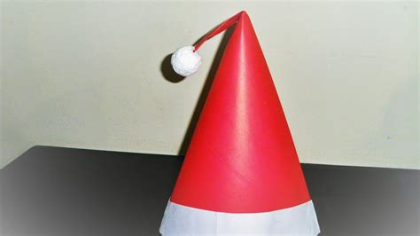 How to make a Santa Claus hat Christmas crafts for the whole family ...