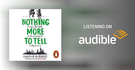 Nothing More to Tell by Karen M. McManus - Audiobook - Audible.com.au