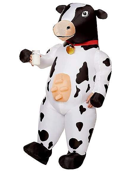 Adult Inflatable Cow Costume - Spirithalloween.com