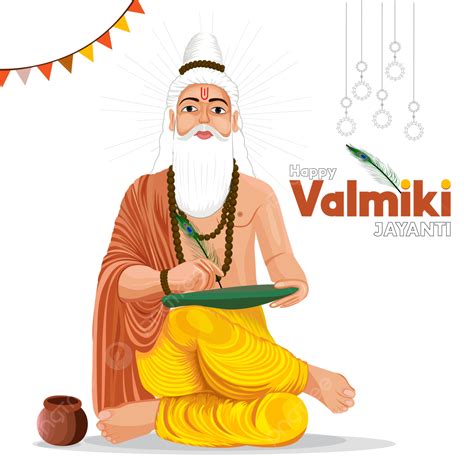 Jayanti Vector Hd PNG Images, Valmiki Jayanti Vector Illustration, Valkmiki Jayanti, Free ...