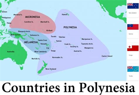 List of Countries in Polynesia – Countryaah.com