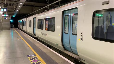 Thameslink 700123 At London ST Pancras From Brighton To Benford - YouTube