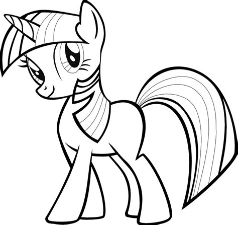 Twilight Sparkle Lineart by Sugarilicious on DeviantArt