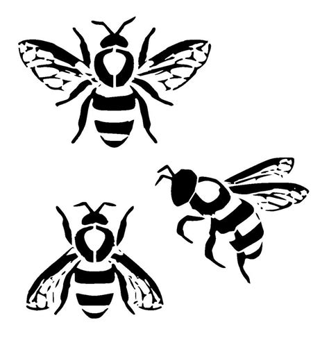 Bee Stencil Printable