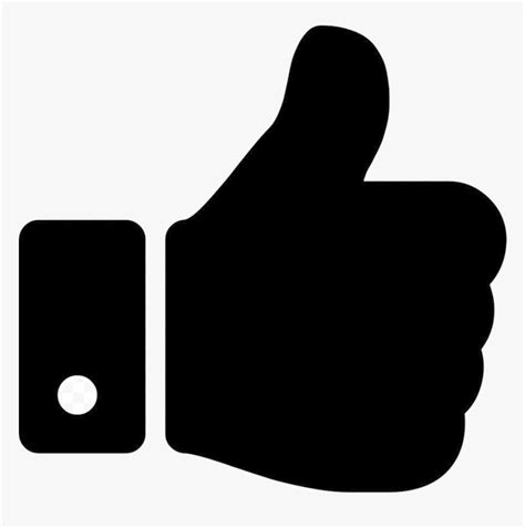 Thumbs Up Clipart Thumb Image Transparent Png - Thumbs Up Icon Png, Png Download - kindpng