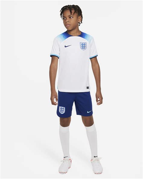 England 2022/23 Stadium Home Older Kids' Nike Dri-FIT Football Shorts ...