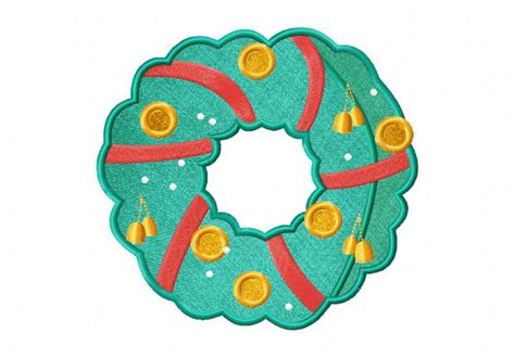 Christmas Wreath Embroidery Design – Daily Embroidery