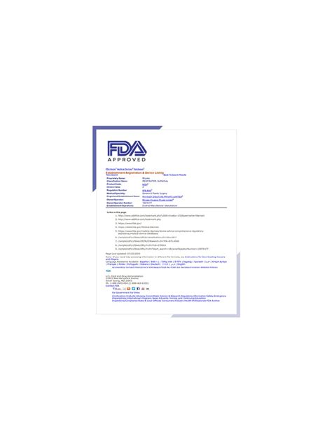 3 Fda Cert | PDF