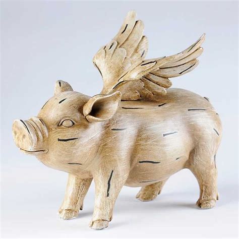 Flying Pig Statue | Свинки, Поросята, Свинья