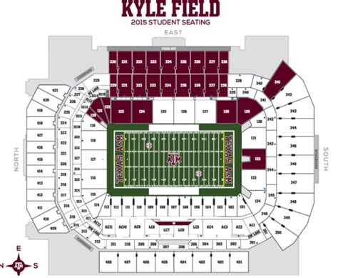 Kyle Field Interactive Seat Map | Elcho Table