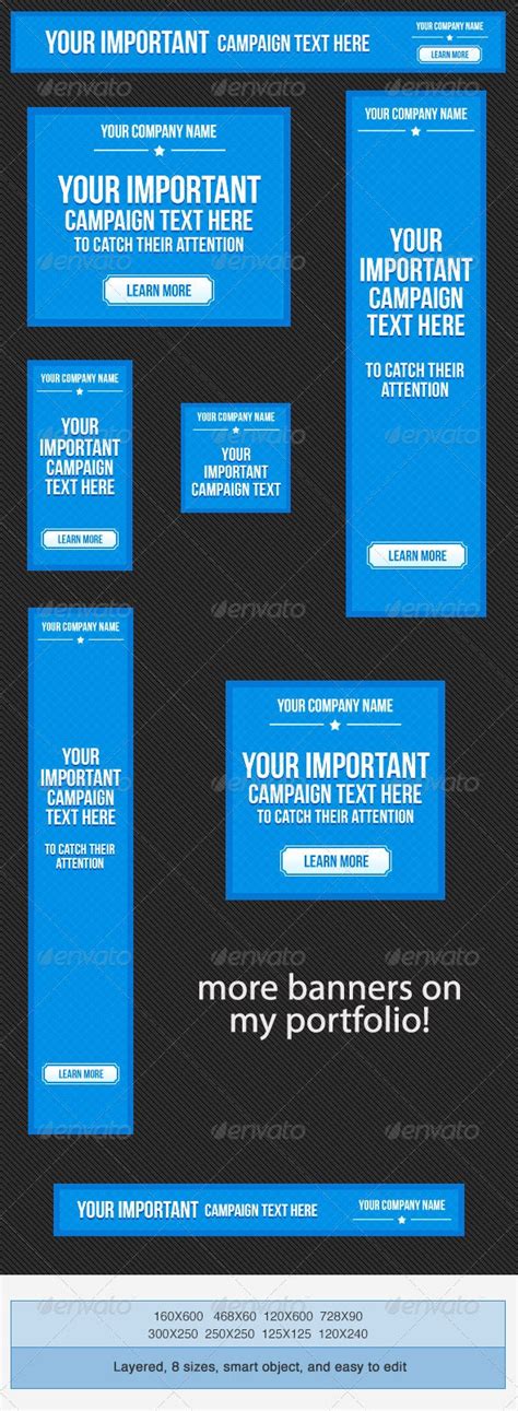 Web Marketing Banner Ad Templates by admiral_adictus | GraphicRiver