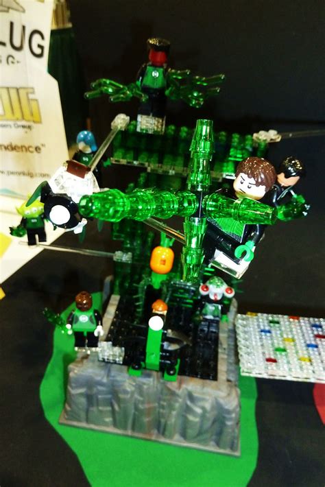 LEGO Green Lanterns on Oa | At the 2011 Philadelphia Comic C… | Flickr