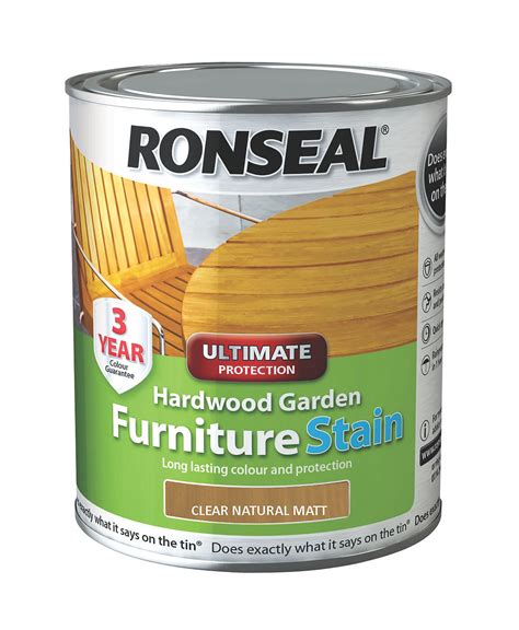 Ronseal Ultimate Protection Hardwood Garden Furniture Stain 750ml – Sam Turner & Sons